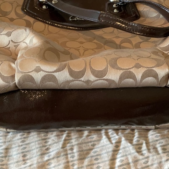 Coach Satin Signature Tote - Picture 7 of 10